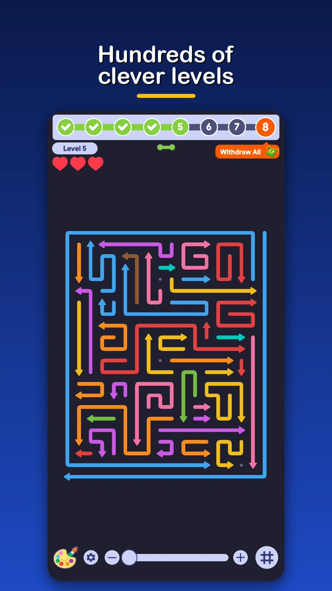 Arrow Dash - Brain Puzzle screenshot