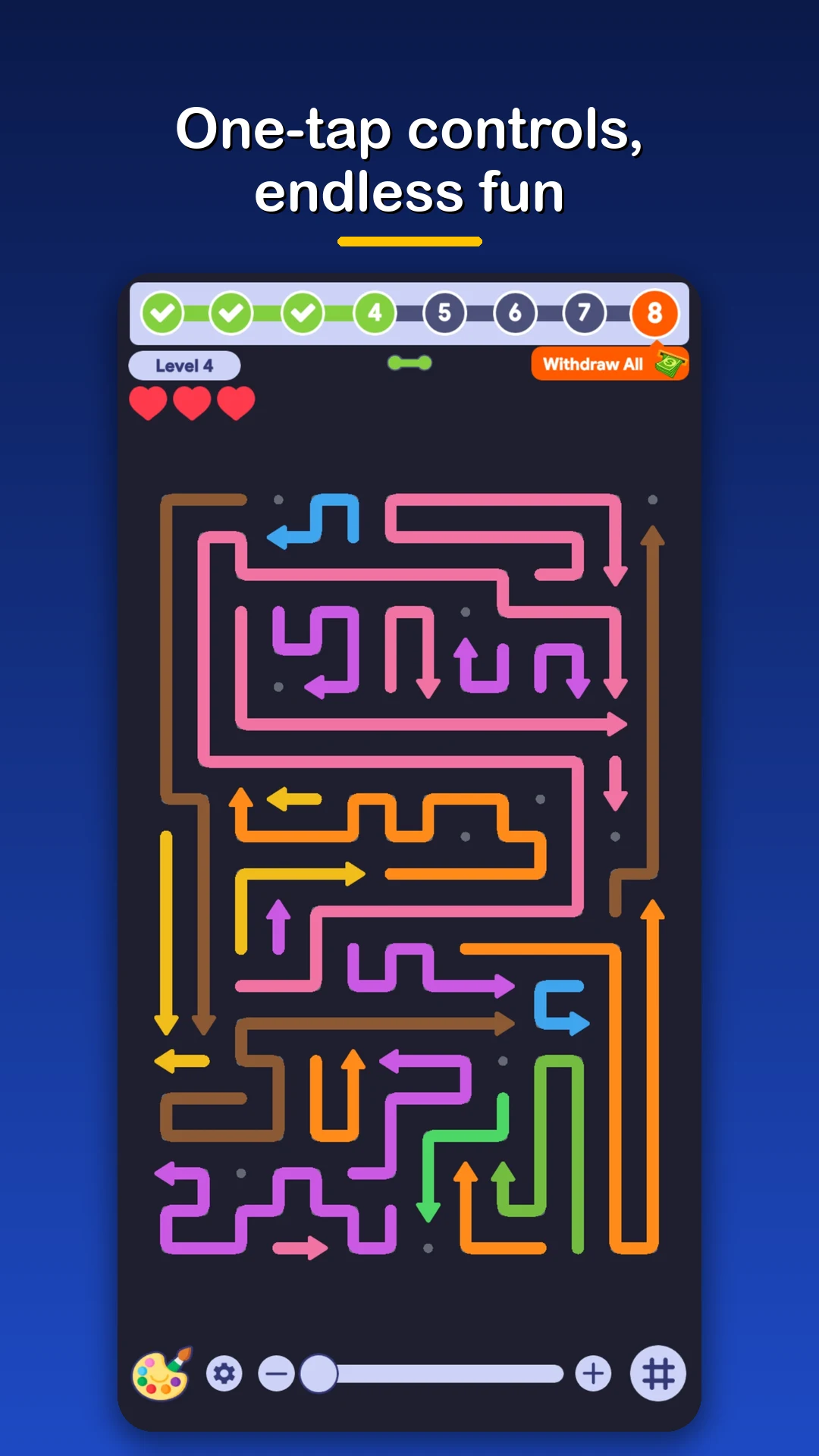 Arrow Dash - Brain Puzzle screenshot