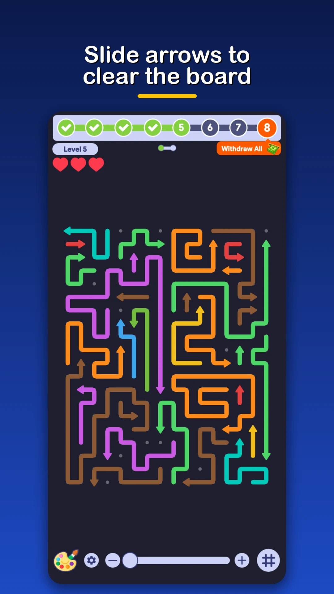 Arrow Dash - Brain Puzzle screenshot