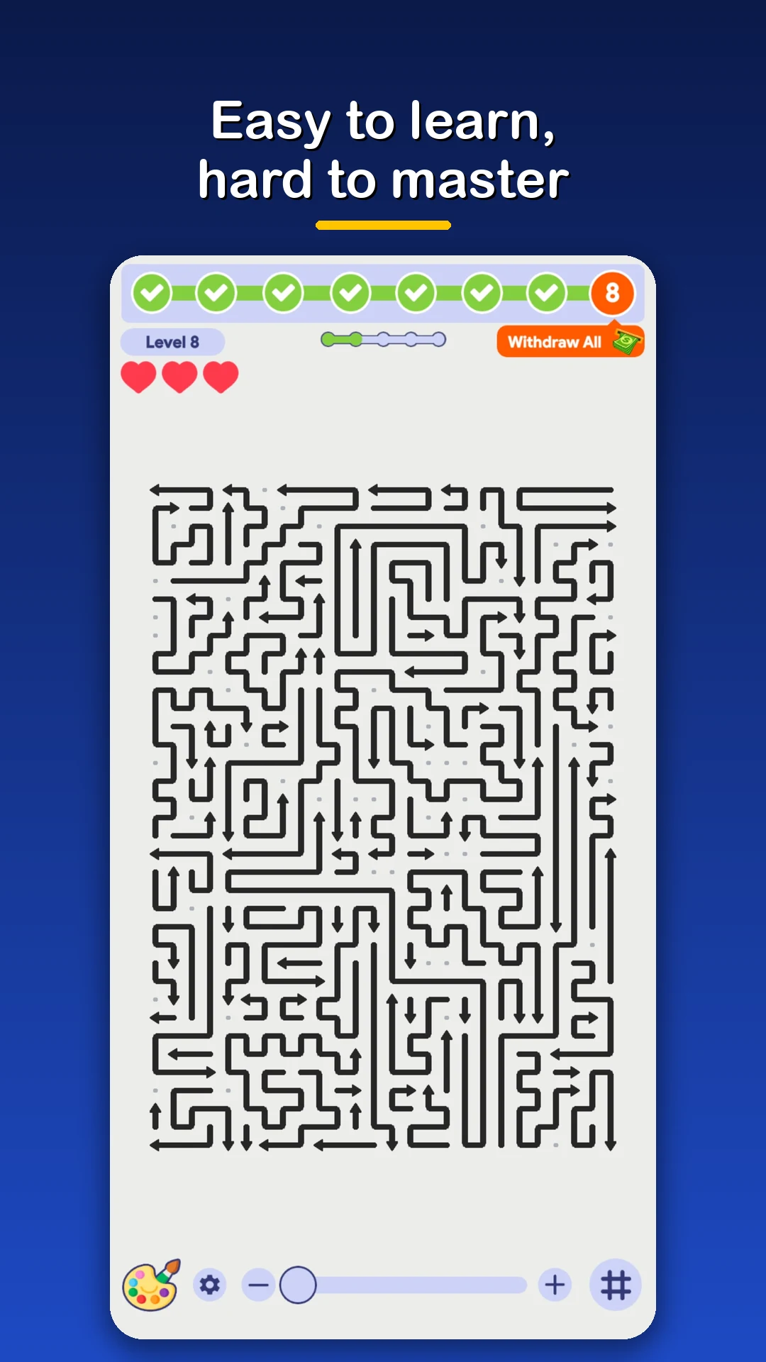 Arrow Dash - Brain Puzzle screenshot
